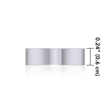 Elegance Silver Band Ring TRI1169 - Jewelry
